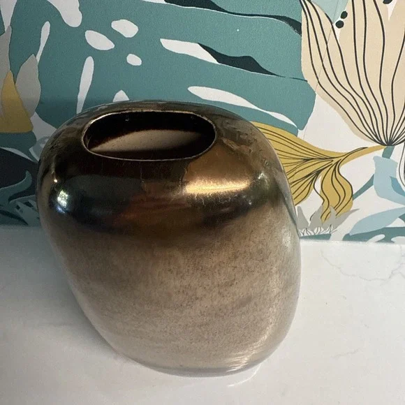 large‎ cooper vase raku style glossy cooper - Picture 2 of 8